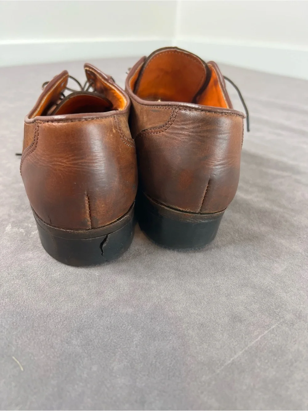 Timberland Brown Leather & Suede Lace-Up Oxfords